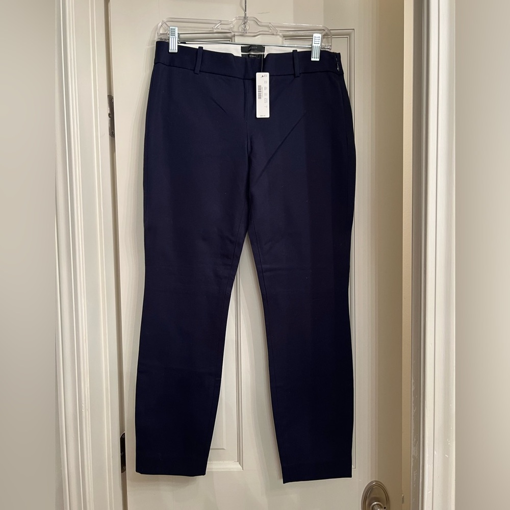 J crew ankle length navy pants